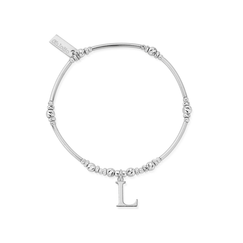 Initial L Bracelet - Silver - SBMNFR4042L