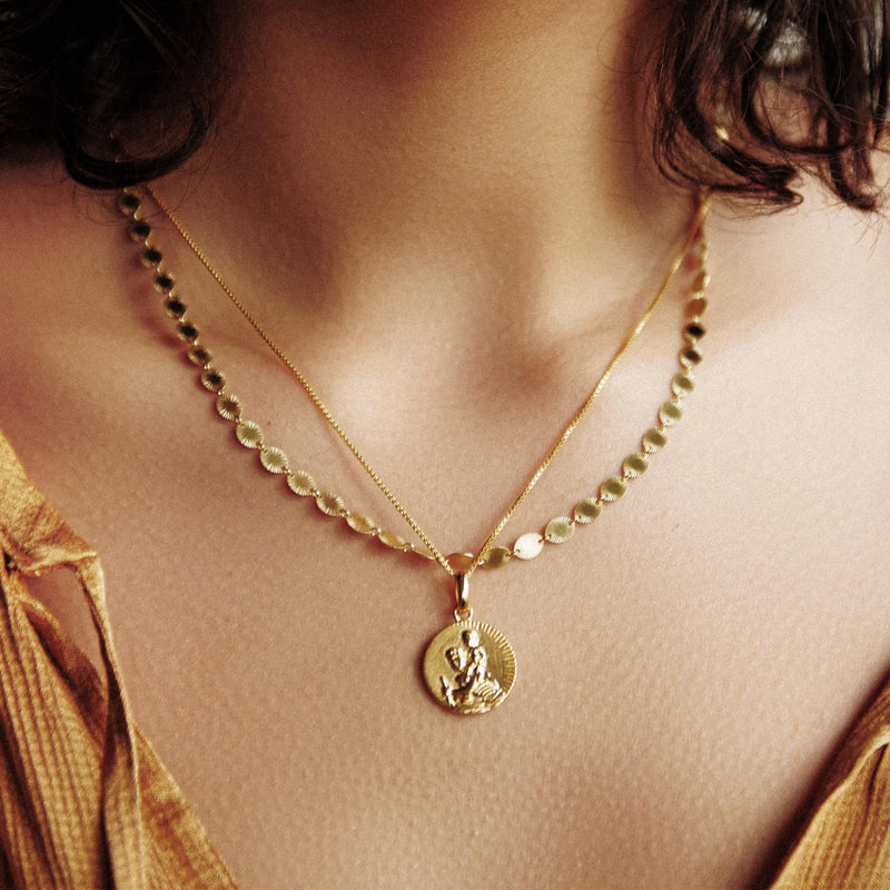 Sunburst Necklace - Gold - BZN02GP