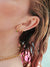Watermelon T-Bar Huggie Hoop Earrings - Gold - TBE20WMGP
