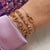 Sofia Teardrop Curb Chain Bracelet - Rose Gold/Pink - AS22TRB05