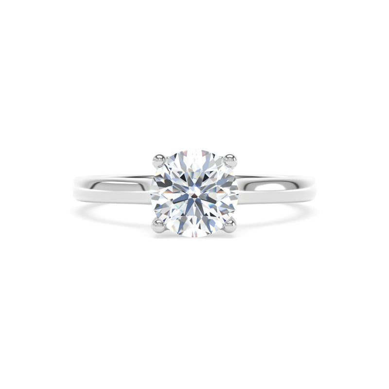 Platinum Round Brilliant Cut Laboratory Grown Diamond Engagement Ring - 2.07ct