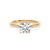18ct Yellow Gold Round Brilliant Cut Laboratory Grown Diamond Engagement Ring - 1.01ct