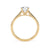 18ct Yellow Gold Round Brilliant Cut Laboratory Grown Diamond Engagement Ring - 1.01ct