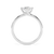 Platinum Round Brilliant Cut Laboratory Grown Diamond Engagement Ring, 2.00ct