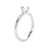 Platinum Round Brilliant Cut Laboratory Grown Diamond Engagement Ring, 2.00ct