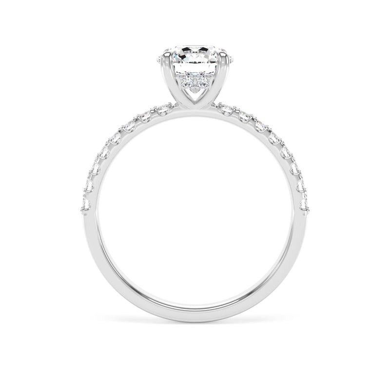 Platinum Round Brilliant Cut Laboratory Grown Diamond Engagement Ring - 1.25ct