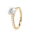 18ct Yellow Gold Round Brilliant Cut Laboratory Grown Diamond Engagement Ring - 1.75ct