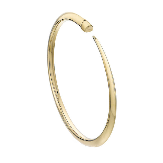Slim Tusk Bangle, Medium - Gold - SA038.YVNABZM