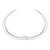 Sabre Deco Cuff Bangle - Silver