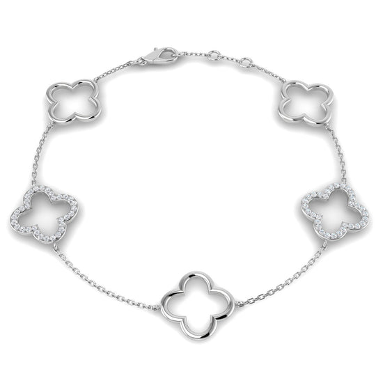 Diamond Bracelet, 0.23ct - 9ct White Gold