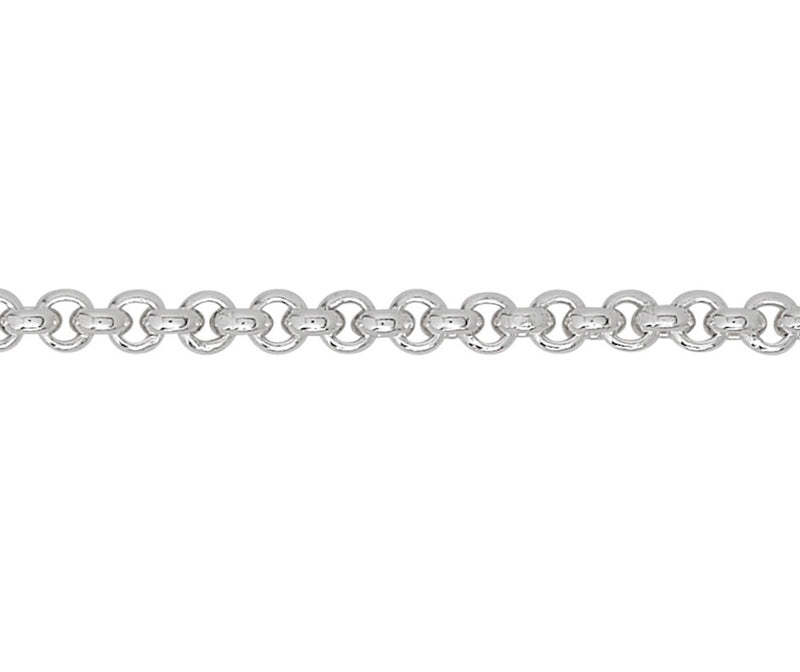 Round Belcher Chain, 3.5 - Silver - 20
