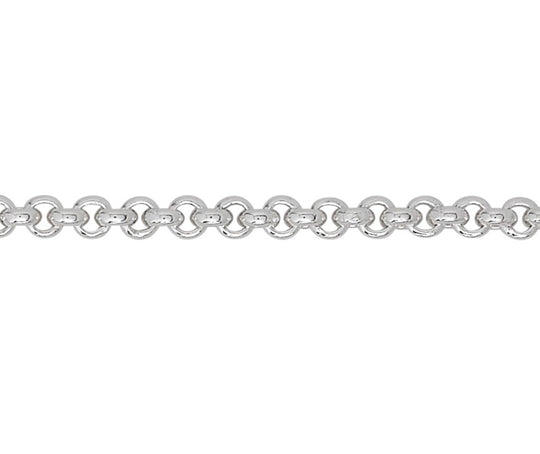 Round Belcher Chain, 3.5 - Silver - 20"/50cm