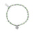 Rosebud Aventurine Bracelet - Silver - SBASTO3408