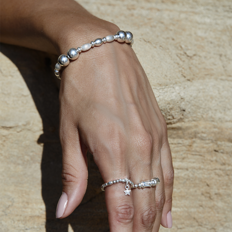 Be Courageous Bracelet - Silver - SBCOSB