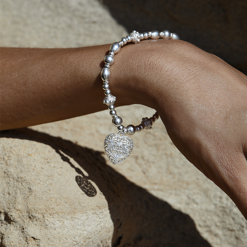 Inner Glow Bracelet - Silver - SBFRBB050