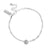 Twisted Rope Chain Power Within Bracelet - Silver - SBTR3460