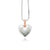 Cariad Diamond Pendant - Silver/Rose - SCA010