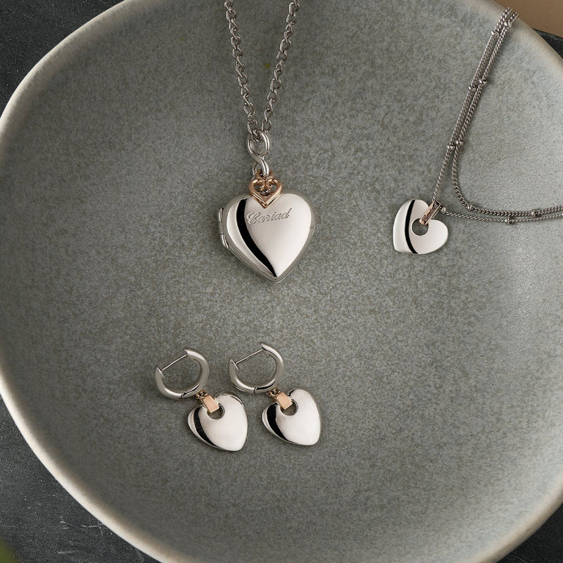 Cariad Locket - Silver/Rose - SCLP
