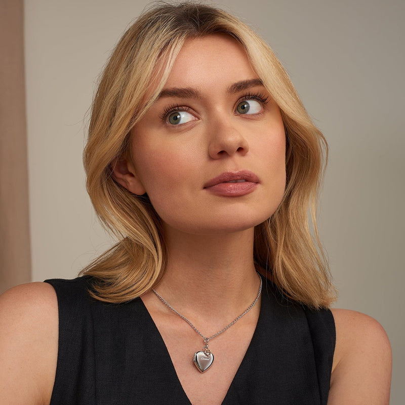 Cariad Locket - Silver/Rose - SCLP