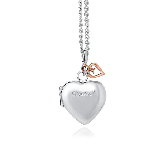Cariad Locket - Silver/Rose - SCLP