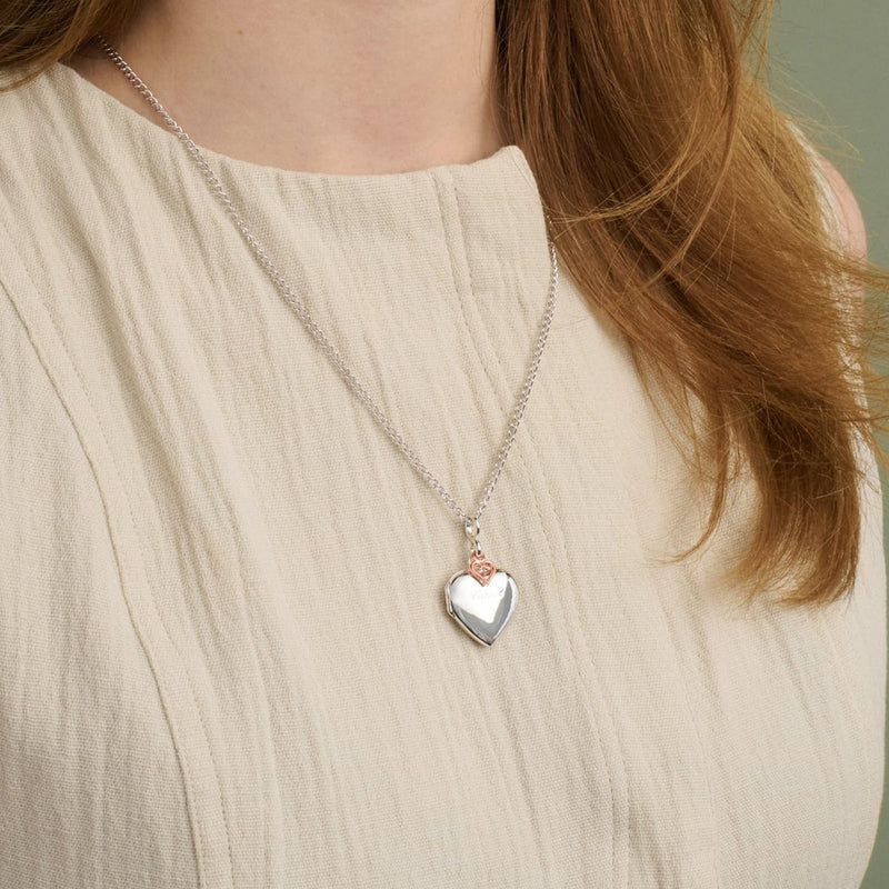 Cariad Locket - Silver/Rose - SCLP