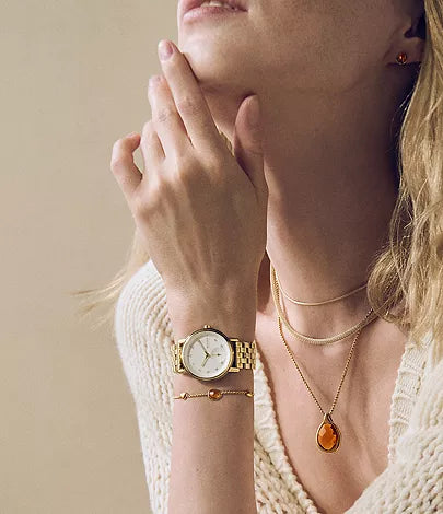 Kuppel Lille Two-Hand Sub-Second Ladies Watch - Gold - SKW3102