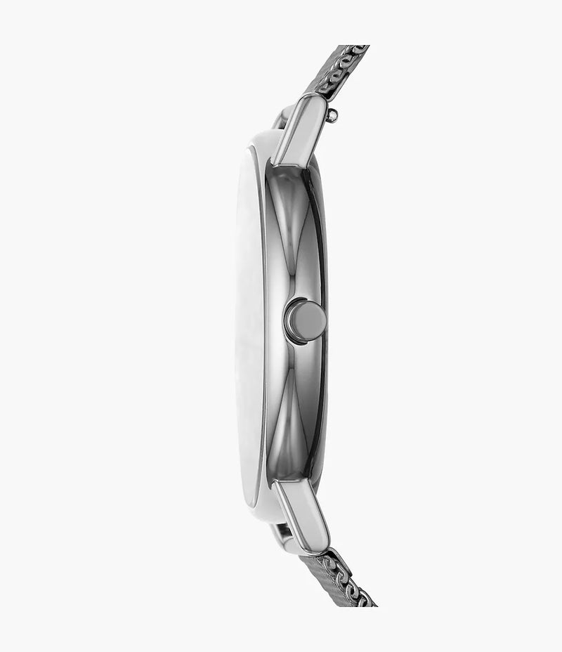 Signatur Grey Steel Mesh Watch, 40mm - SKW6577