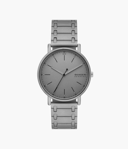 Signatur Charcoal Bracelet Watch, 40mm - SKW6913