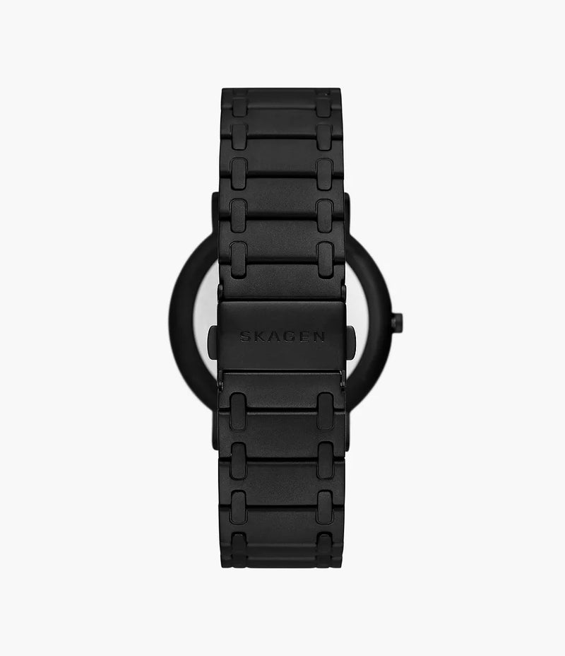Signatur Three-Hand Midnight Stainless Steel Bracelet Watch - SKW6914