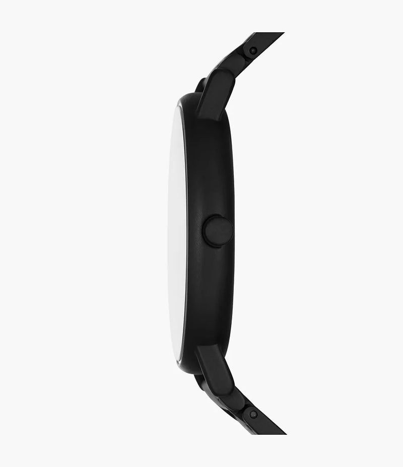 Signatur Three-Hand Midnight Stainless Steel Bracelet Watch - SKW6914