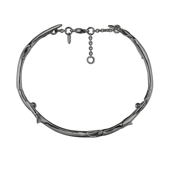 Rose Thorn Station Bracelet - Black Rhodium - RT027.BRNABOS