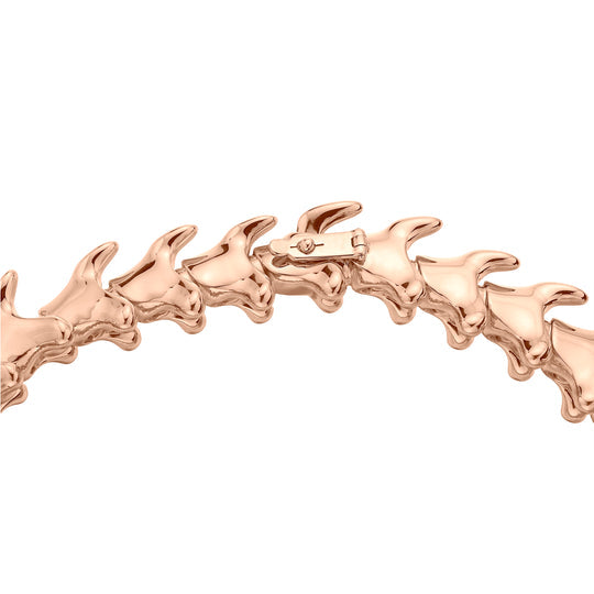 Serpent's Trace Wide Bracelet - Rose Gold - ST014.RVNABZ