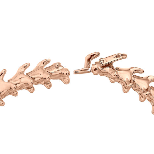 Serpent's Trace Wide Bracelet - Rose Gold - ST014.RVNABZ