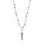 Tassel Of Joy Black Rutilated Quartz Necklace - Silver - SNBRQ3454