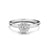 Pompon Diamond Ring, 0.17ct - White Gold