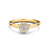 Pompon Diamond Ring, 0.18ct - Gold