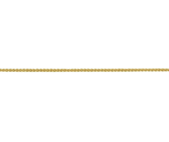 Spiga Chain, 20"/50cm - 9ct Yellow Gold