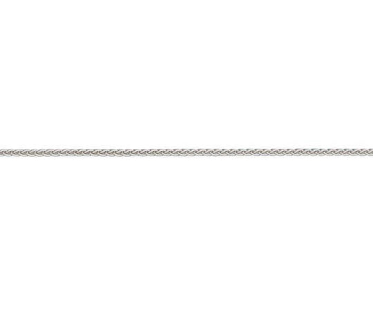 Spiga Chain, 20"/50cm - 9ct White Gold