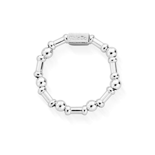 Rhythm Of Water Ring, Large - Silver - SR3RHYTHM