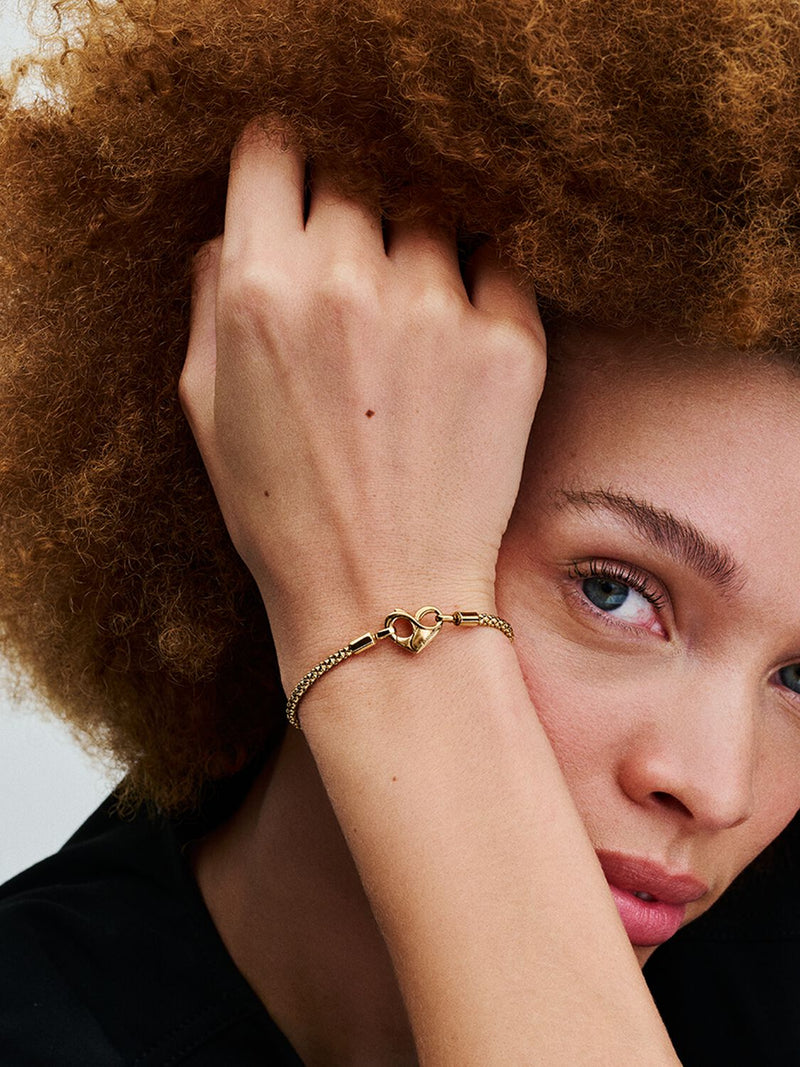 Studded Chain Bracelet - 14ct Gold Plated - 562731C00