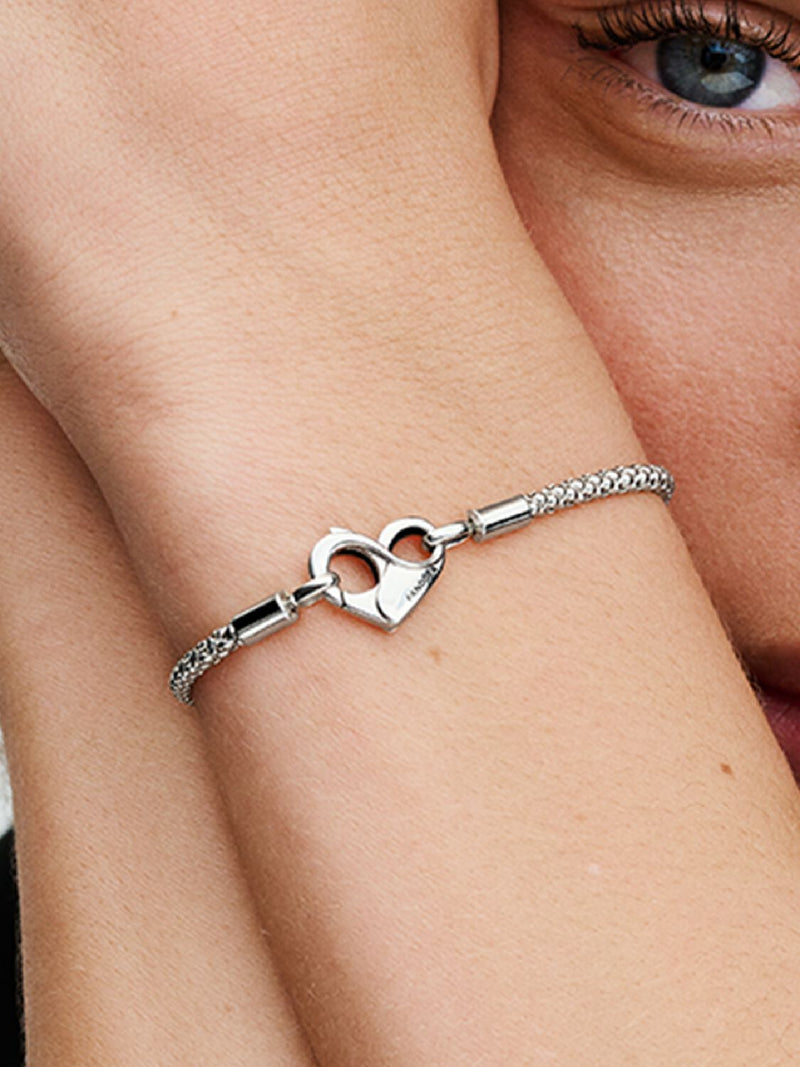 Pandora Moments Studded Chain Bracelet - Sterling Silver - 592453C00