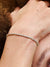 Sparkling Tennis Bracelet - 14ct Gold Plated - 561469C01