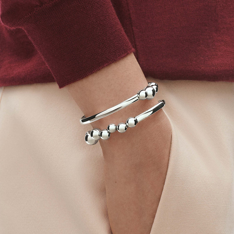 Moonlight Grapes Bangle - Silver - 20000659
