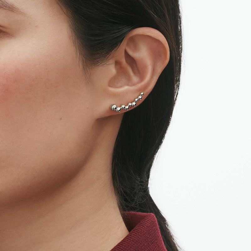 Moonlight Grapes Ear Cuffs - Silver - 20001713