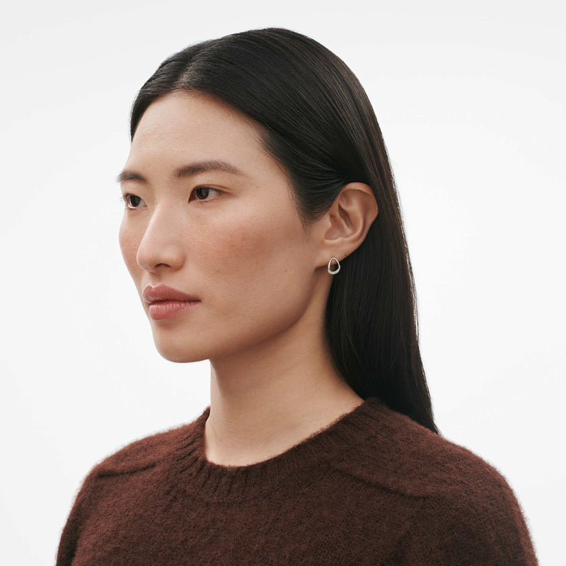 Offspring Diamond Earrings - Silver - 10015849