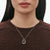 Offspring Diamond Pave Necklace - Silver - 10015848