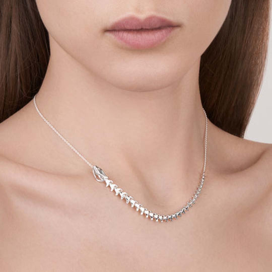 Serpent's Trace Necklace - Silver - ST035.SSNANOS