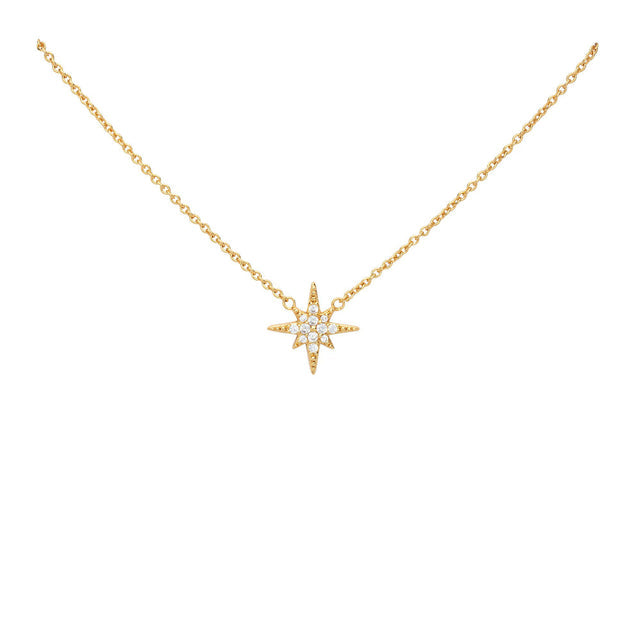 Starburst Necklace - Gold - SPNKGB132