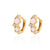 Hannah Martin Pink Opal Huggie Earrings - Gold - SPG-138