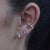 Sparkling Star Ear Party Earring Set - Gold - SPG-398-22-23